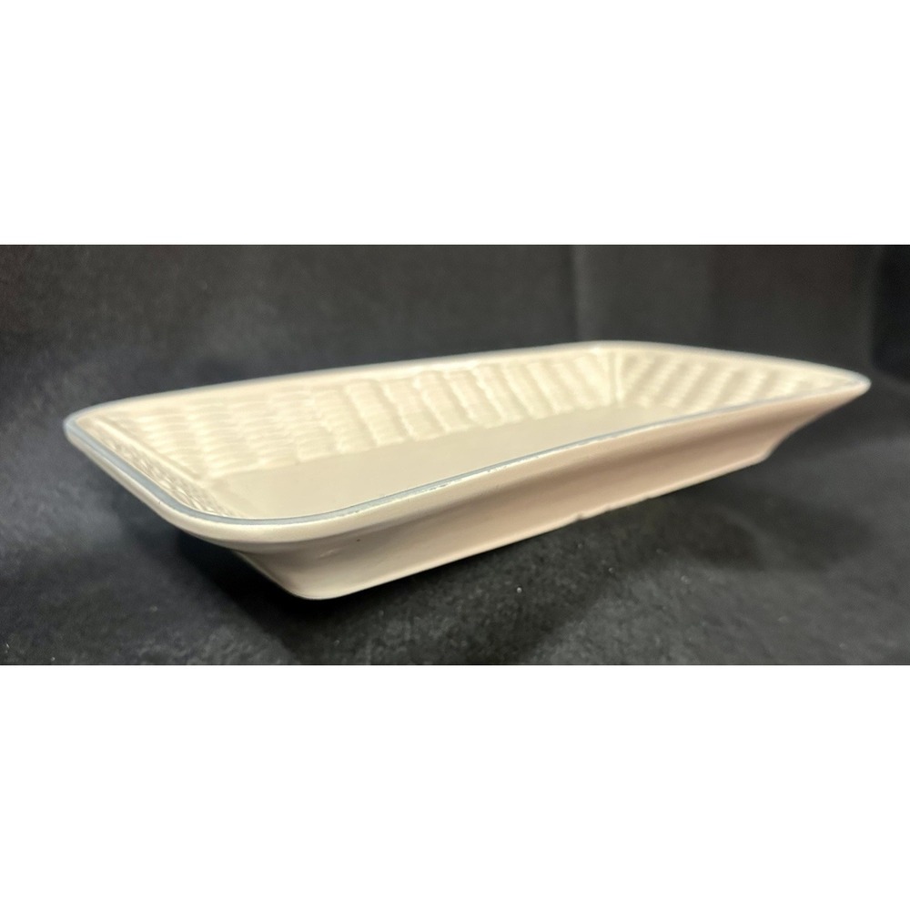 Vintage Pfaltzgraff Remembrance Woven Bread Basket Tray EUC!